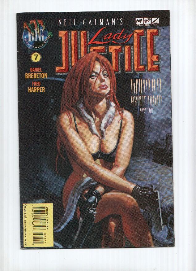 Neil Gaiman: LADY JUSTICE, Volume 2, Numero 07: Woman About Town, Part II (Big Entertainment 1996)