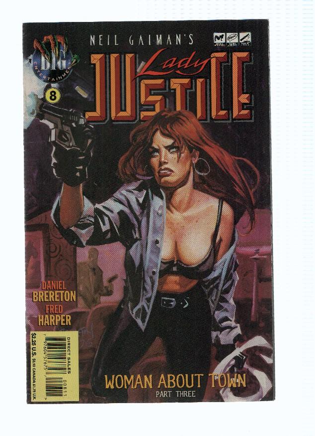 Neil Gaiman: LADY JUSTICE, Volume 2, Numero 08: Woman About Town, Part III (Big Entertainment 1996)