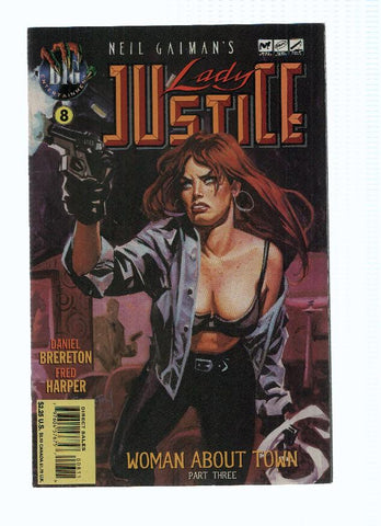 Neil Gaiman: LADY JUSTICE, Volume 2, Numero 08: Woman About Town, Part III (Big Entertainment 1996)