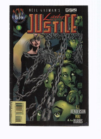 Neil Gaiman: LADY JUSTICE, Volume 2, Numero 09: Disliked and Feared (Big Entertainment 1996)