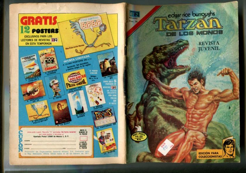 Tarzan de los Monos serie Aguila numero 551: Regreso a Pal-Ul-Don