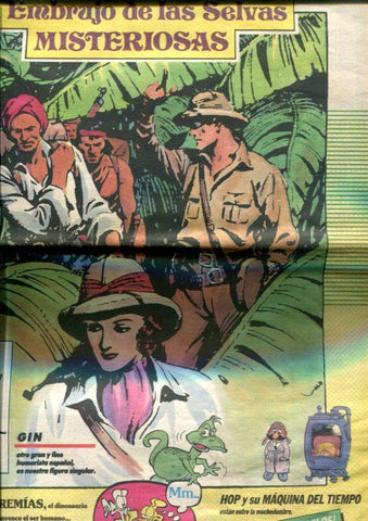 Dominical El Tebeo dirigido por Toutain, año 90 numero 08: Aventuras en la selva