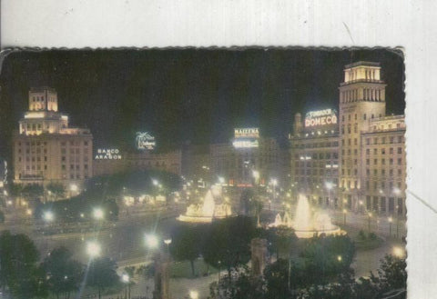 Postal 4503 : Barcelona; Plaza de Cataluña, Foto Otto Reuss