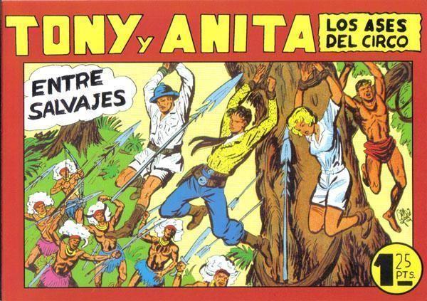 Tony y Anita facsimil numero 143: Entre salvajes