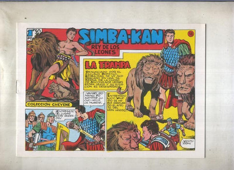 Simba Kan rey de los leones facsimil numero 18: La trampa