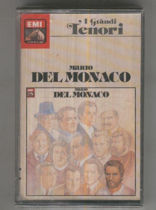 CINTA CASETE: MARIO DEL MONACO - Coleccion I Grandi Tenori (EMI)