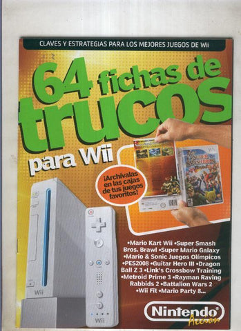 64 fichas de trucos para Wii