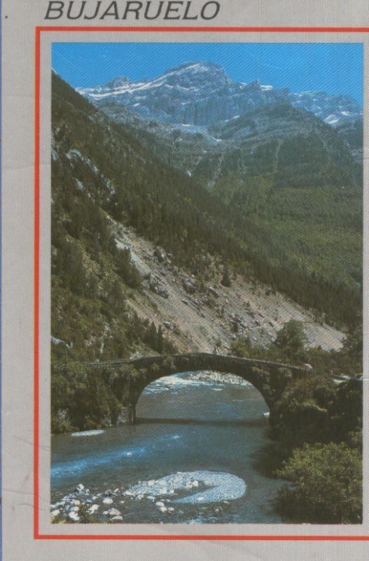 Postal 4970 : Puente romanico sobre el rio Ara en Torla-Bujaruelo