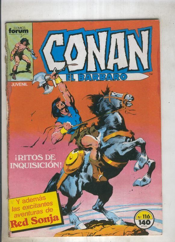 Conan el Barbaro primera edicion numero 116 (numerado 3 en trasera)