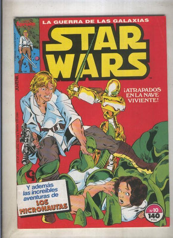 La Guerra de las Galaxias: Star Wars numero 10 (numerado 1 en trasera)
