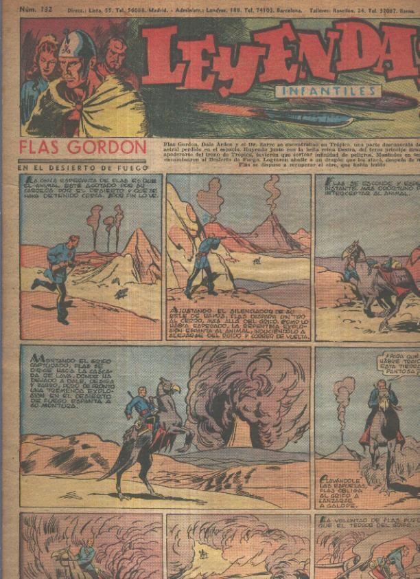 Leyendas Infantiles de Hispano Americana numero 132 (procede de tomo desencuadernado)