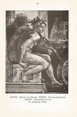 Lamina 951: MIGUEL ANGEL. Figura decorativa