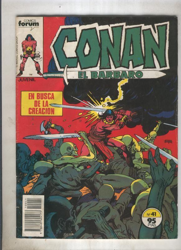 Conan el Barbaro primera edicion numero 041 (numerado 4 en trasera)