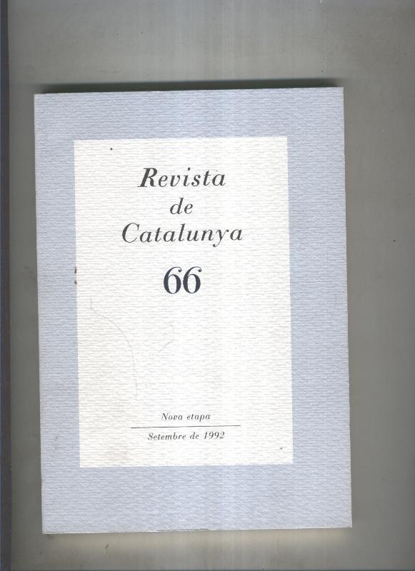 Revista de catalunya numero 66