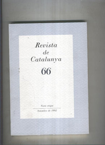 Revista de catalunya numero 66