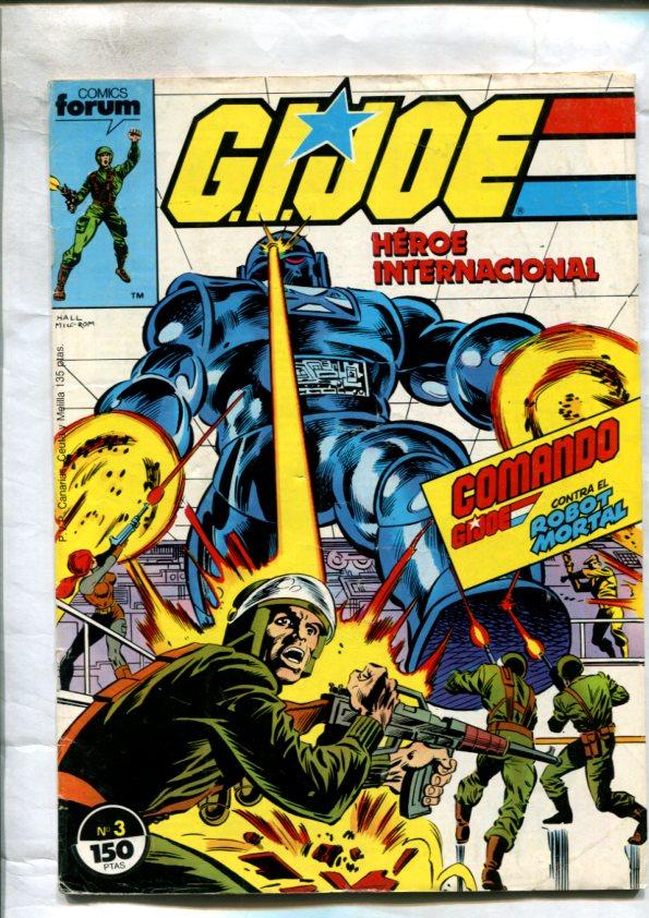 G.I.Joe (comando Gijoe) numero 03: Gambito el troyano (numerado 1 en trasera)
