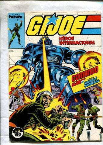 G.I.Joe (comando Gijoe) numero 03: Gambito el troyano (numerado 1 en trasera)