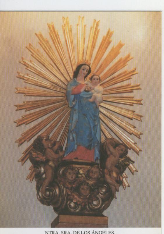 Postal Virgenes 373 : Nuestra Señora de los Angeles, patrona Oliana (Lerida)