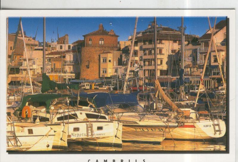Postal 010072: Tarragona: Cambrils, vista puerto