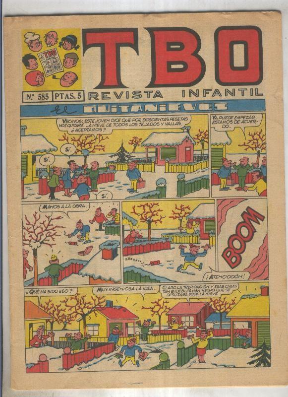 TBO numero 585: El quitanieves (Blanco), (numerado 3 en trasera)