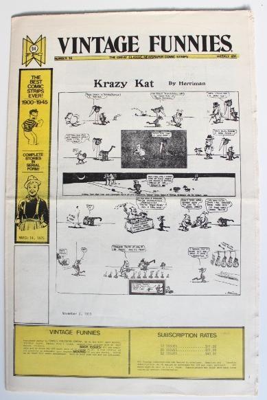 VINTAGE FUNNIES No.094 - The Great Classic Newspaper Comic Strips (1975)