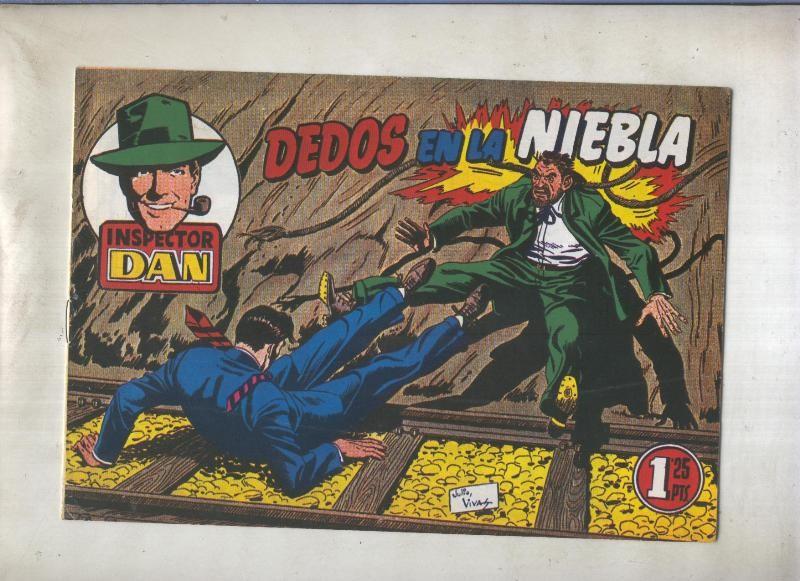 Inspector Dan facsimil numero 70: Dedos en la niebla (numerado 1 en trasera)
