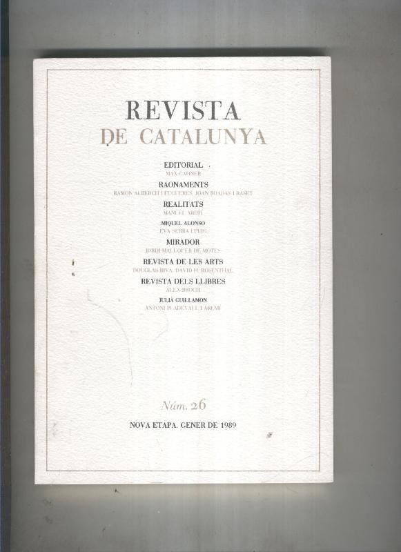Revista de catalunya numero 26