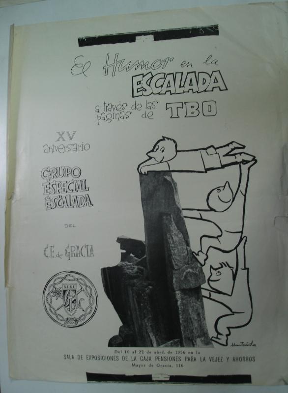 Lamina El Humor en la escalada a traves de las paginas de TBO