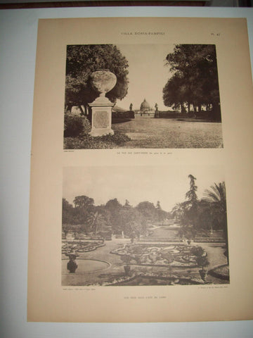 Lamina 1167: VILLA DORIA-PAMFILI. LA VUE SUR ST PIERRE