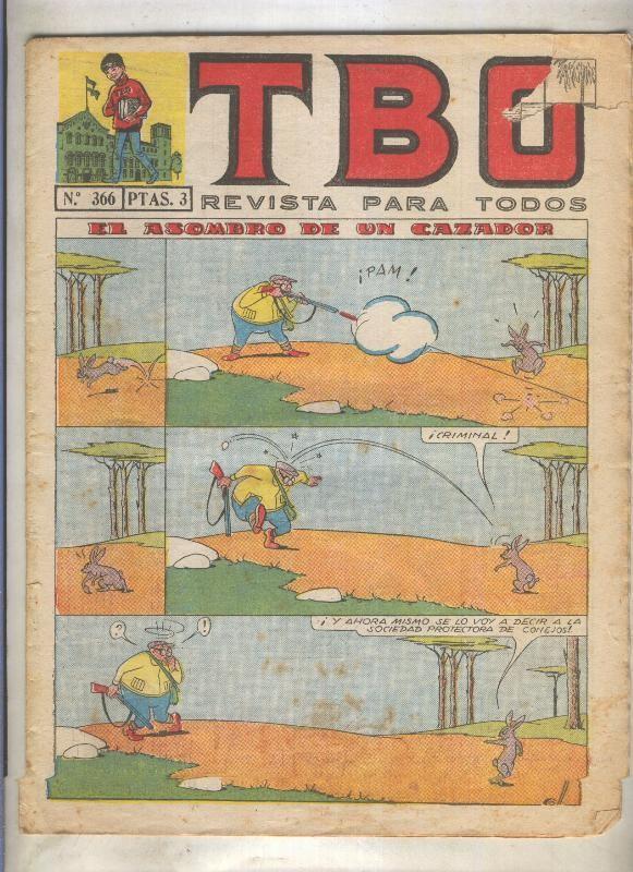 TBO numero 366: El asombro de un cazador (Coll), (numerado 1 en trasera)