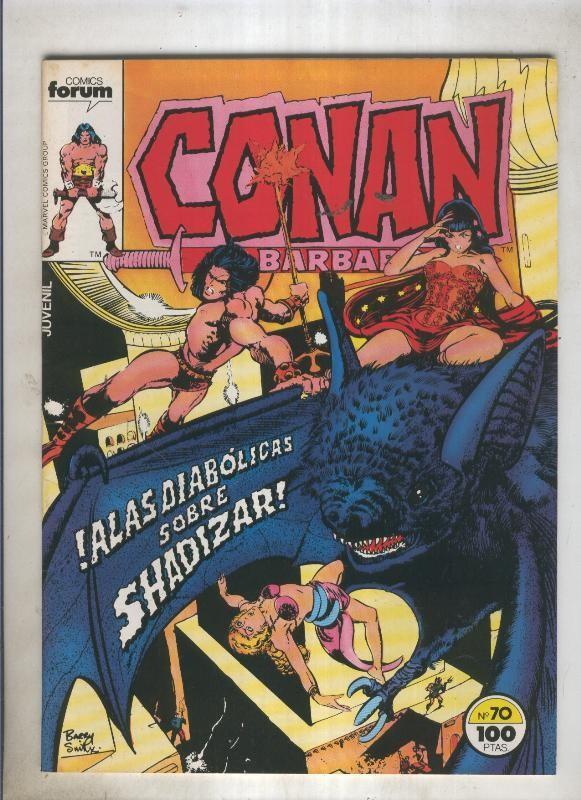Conan el Barbaro primera edicion numero 070 (numerado 5 en trasera)
