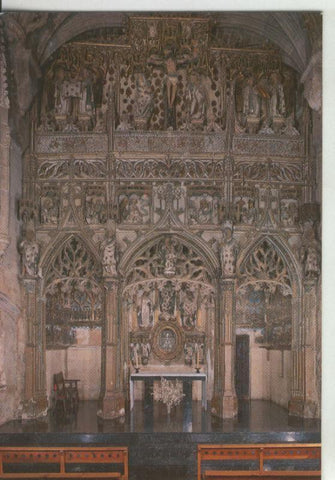 Postal 009008:  Retablo gotico de la basilica de los corporales en Daroca, Zaragoza