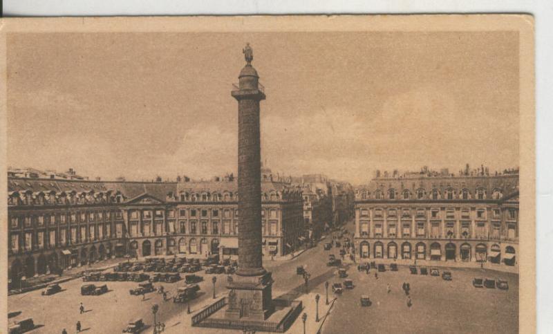 Postal 009103: Place Vendome de Paris