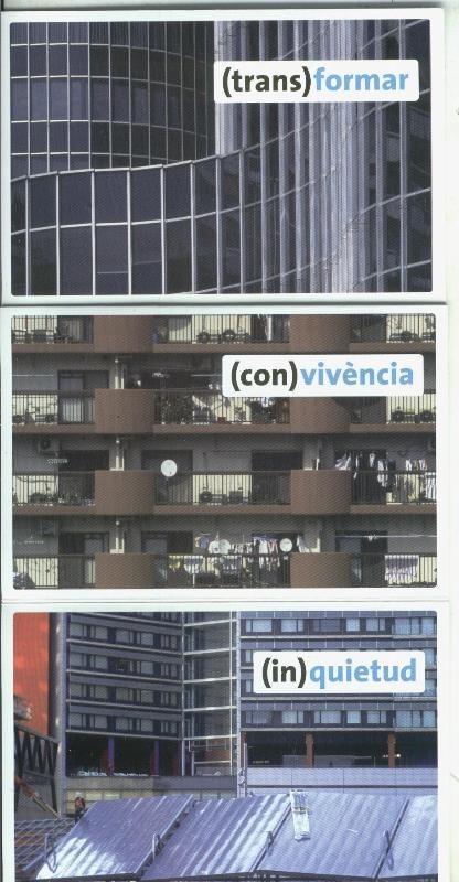 Postal 4321 : Publicitaria: Metropolis,revista-Barcelona, acordeon de 6 modelos