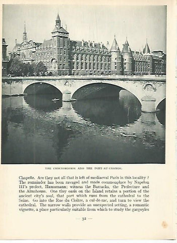 LAMINA 1731: PARIS: Pont-au-Change