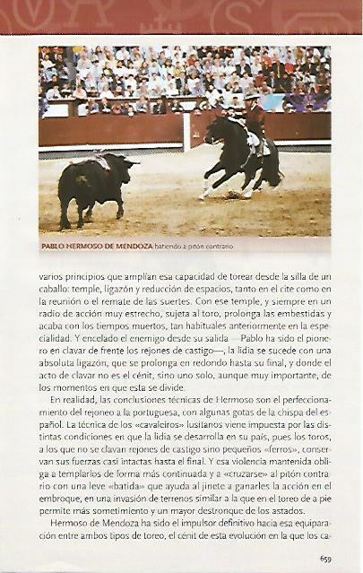 LAMINA COSSIO 50521: Pablo Hermoso de Mendoza batiendo a piton contrario