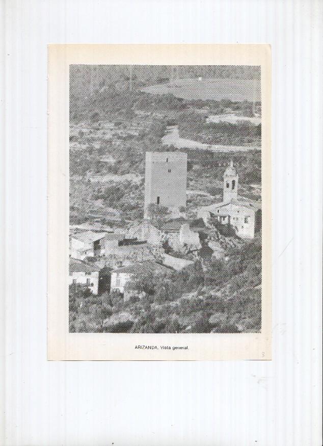 Historia de Aragon: lamina numero 003: Abizanda (vista general) y Abuan (ruinas)