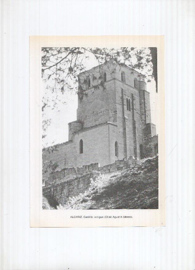 Historia de Aragon: lamina numero 009: Alcañiz (Castillo) y Alcorisa (vista general)