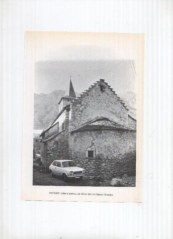 Historia de Aragon: lamina numero 014: Anciles (iglesia) y Angues (iglesia)