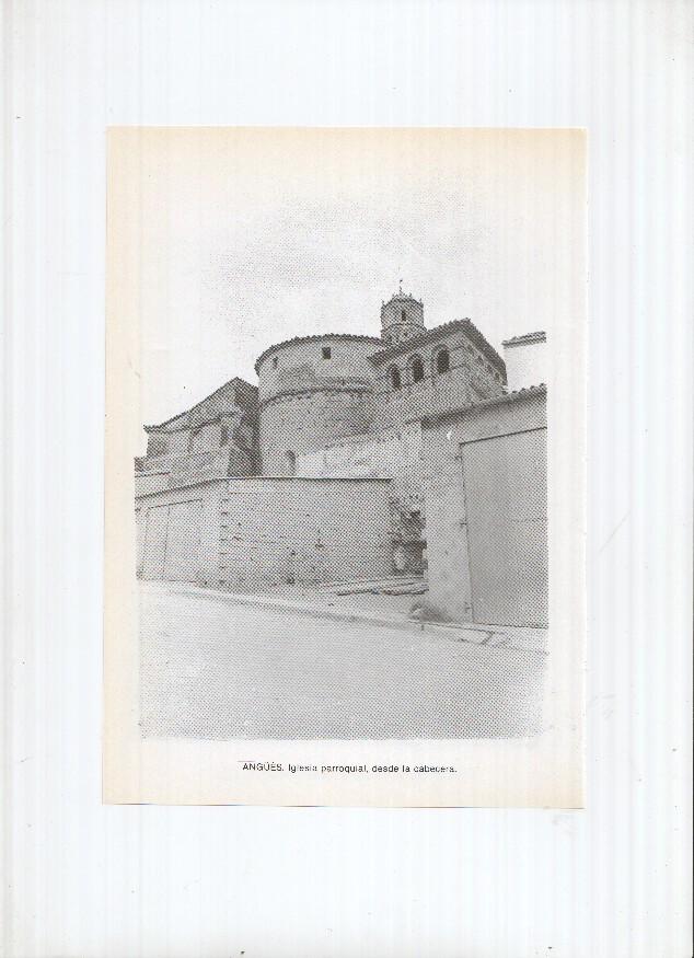 Historia de Aragon: lamina numero 014: Anciles (iglesia) y Angues (iglesia)