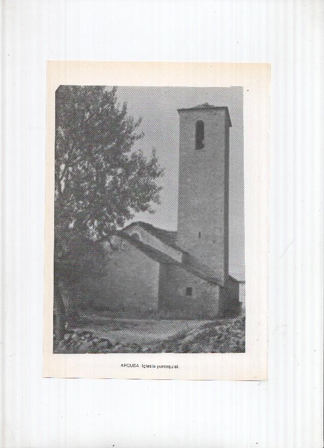 Historia de Aragon: lamina numero 017: Arcos de las salinas (explotacion) y Arcusa (iglesia)