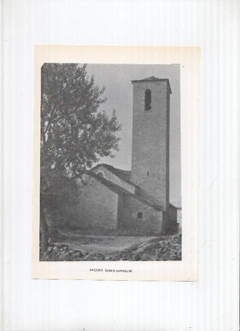 Historia de Aragon: lamina numero 017: Arcos de las salinas (explotacion) y Arcusa (iglesia)