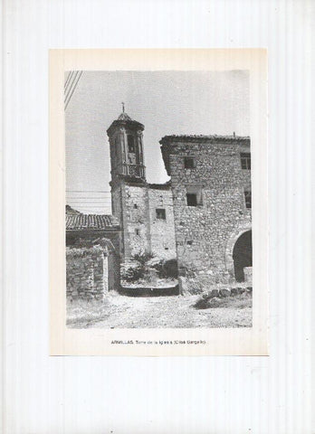 Historia de Aragon: lamina numero 020: Argente (torre iglesia) y Armillas (torre iglesia)