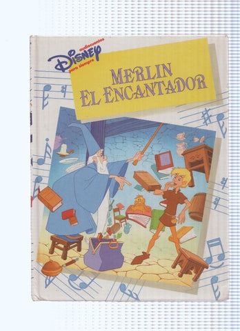 audiocuentos Disney: Merlin El Encantador( NO LLEVA CASSETTE )