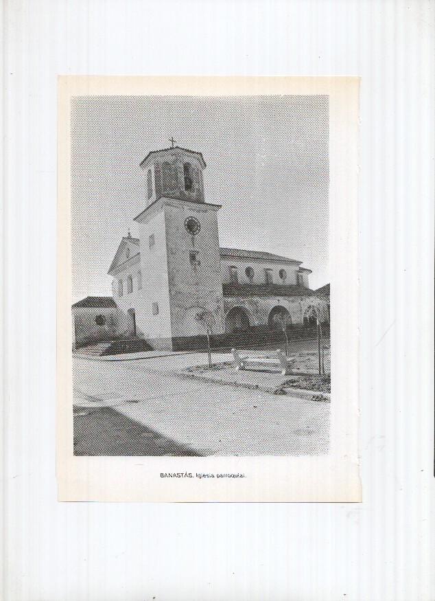 Historia de Aragon: lamina numero 027: Ballerias (capilla de la venta) y Banastas (iglesia parroquial)