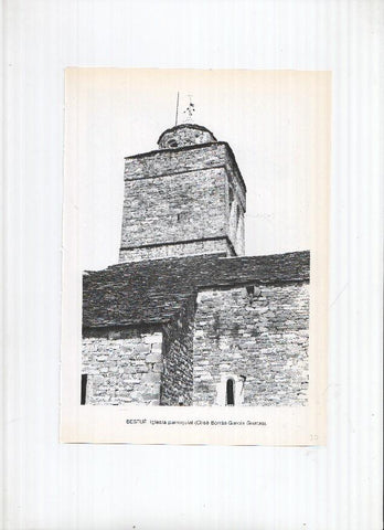 Historia de Aragon: lamina numero 030: Bestue (iglesia parroquial) y Biel (casa particular)