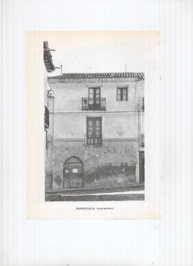 Historia de Aragon: lamina numero 039: Buisan (abside de la iglesia) y Burbaguena (ayuntamiento)