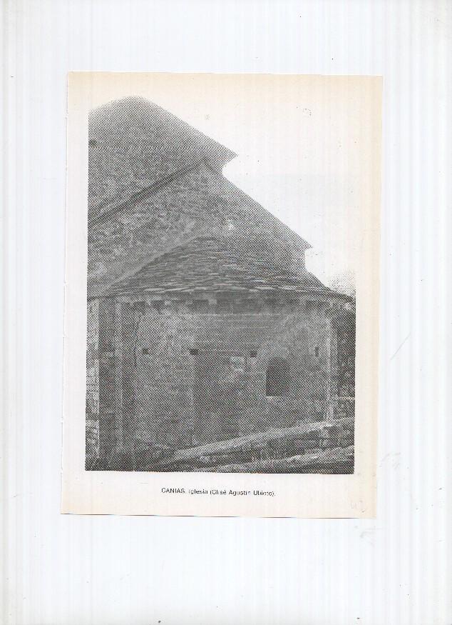 Historia de Aragon: lamina numero 042: Canias (iglesia) y Cantavieja (portal del ayuntamiento)