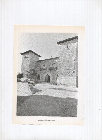Historia de Aragon: lamina numero 049: Cedrillas (castillo) y Celadas (castillo-palacio)