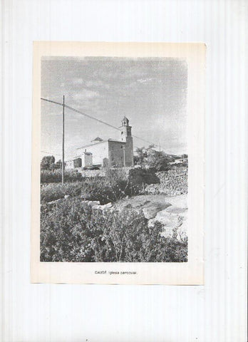 Historia de Aragon: lamina numero 051: Castilsabas (iglesia parroquial) y Caude (iglesia parroquial)